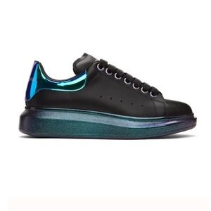 Alexander McQueen Sneakers in Sparkly Iridescent Black